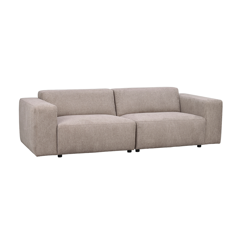 3-zitsbank Willard gestoffeerd Beige