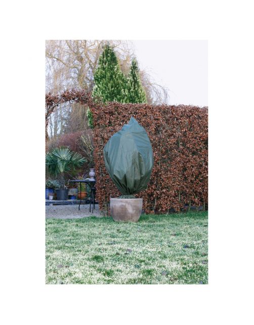 Nature Winterafdekhoes Koord Ø50cm - Beschermhoes - Ø 50 cm Groen
