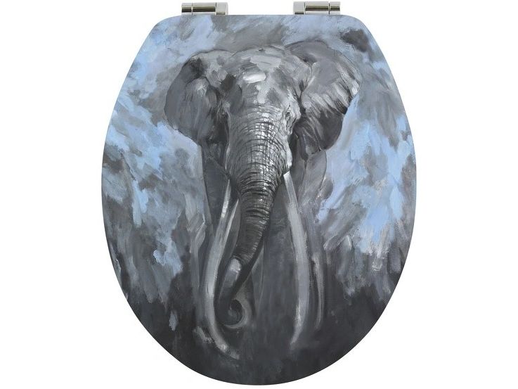 spirella Toilettensitz Elefant Grau WC-Sitz