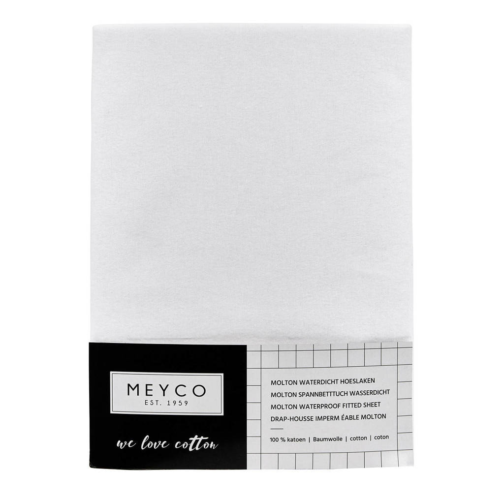 perfectkatoenen molton pu waterdicht hoeslaken 60x120 cm