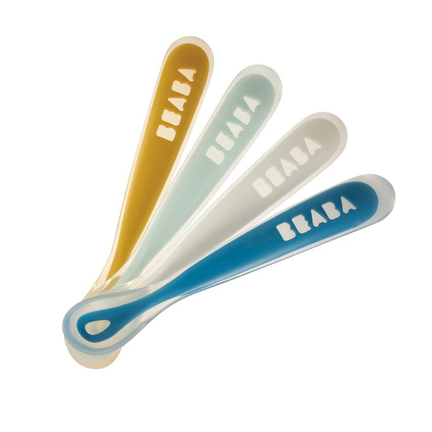 Set de 4 cuillères en silicone – Rainbow - Doré