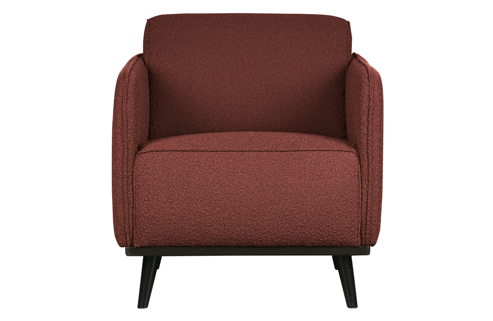 BePureHome fauteuil Statement met arm bouclé Fauteuil Statement met arm Bouclé - Chestnut