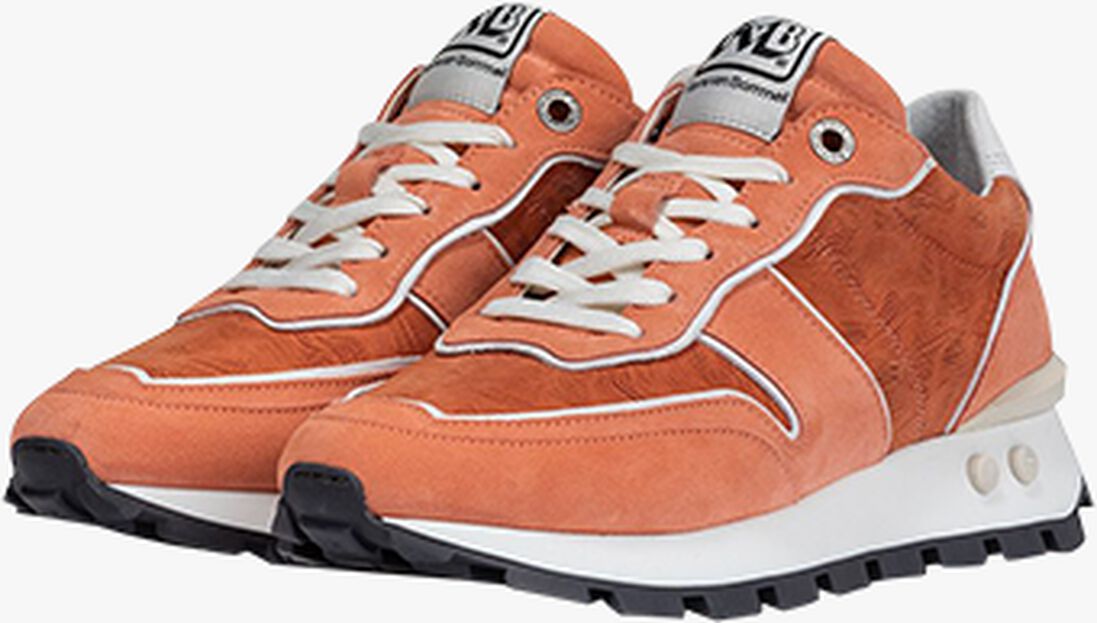 FLORIS VAN BOMMEL oranje floris van bommel lage sneakers sfw-10115