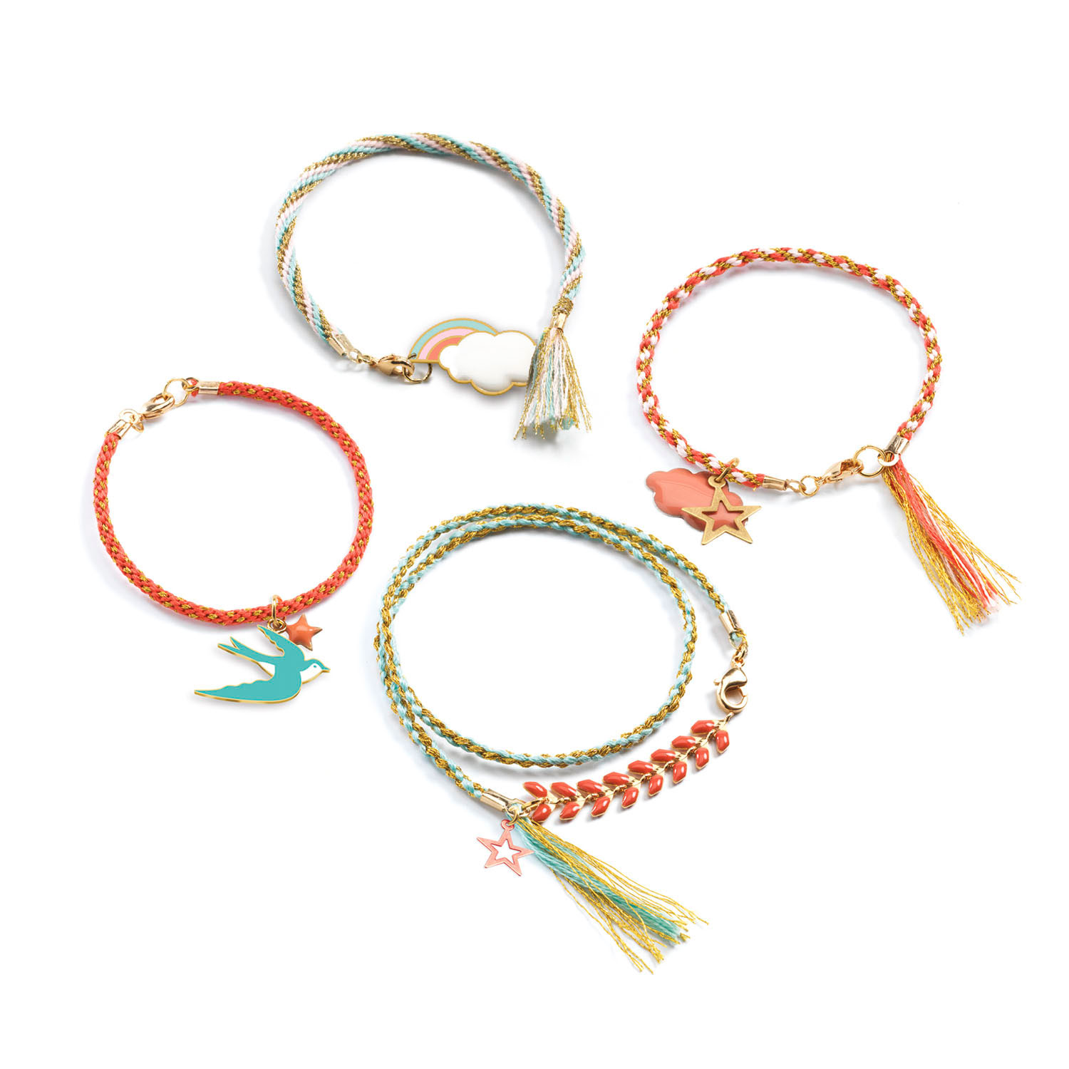 Djeco Armbanden Maken - Vogels en Sterren