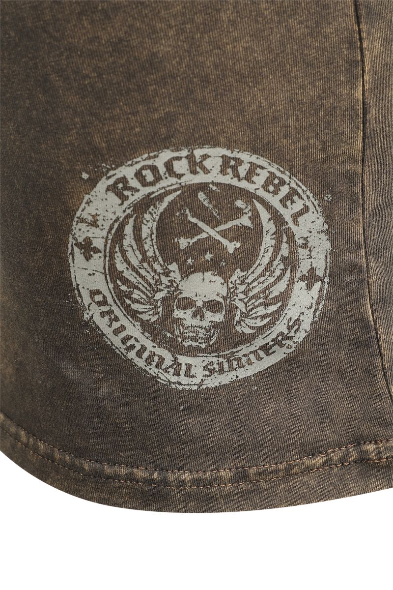 Robe Œillets & Patchs | Rock Rebel by EMP Robe courte