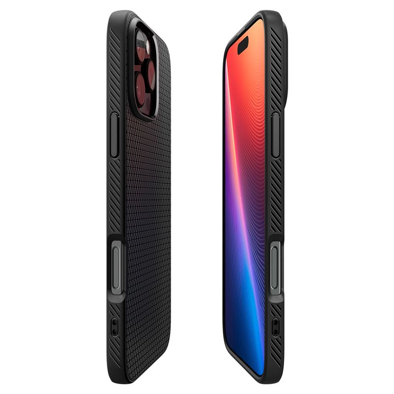 iPhone 16 Pro Max Liquid Air Case Gummi Hülle (ACS07988) - Schwarz