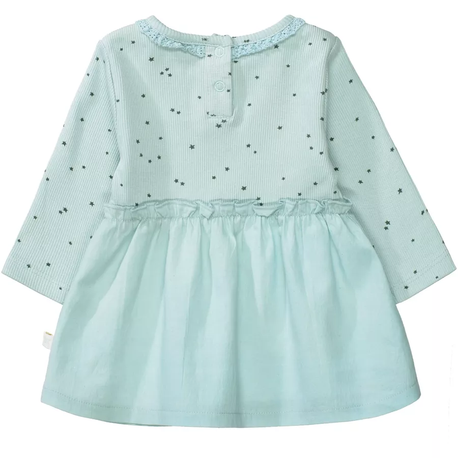 STACCATO Kleid aqua sky gemustert