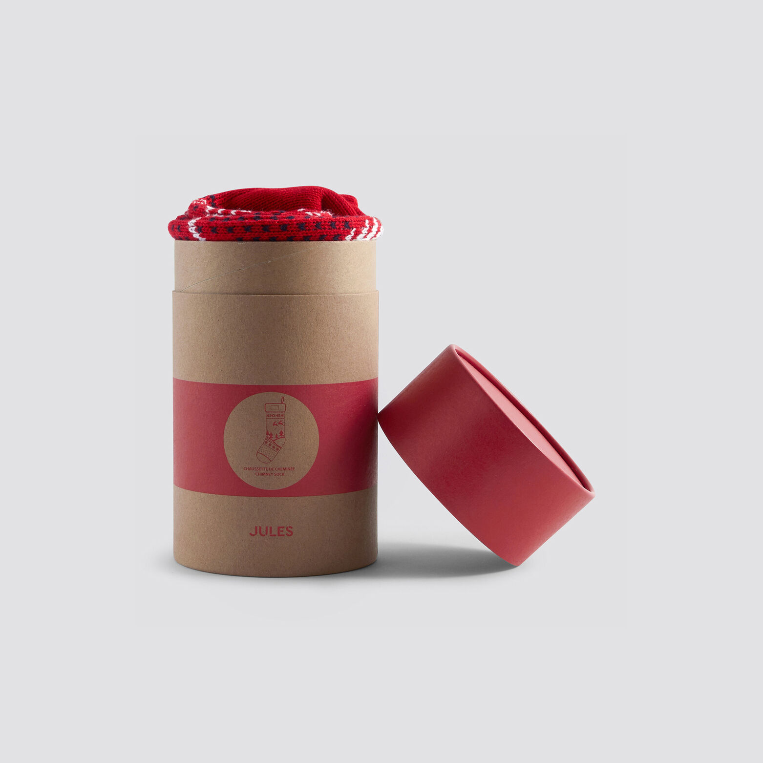 chaussette de cheminée Rouge