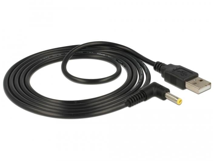 Delock USB-Stromkabel Hohlstecker 4.0/1.7 mm USB A - Spezia Delock Stromkabel USB > DC 4.0 x 1.7 mm Stecker 90° 1.5 m