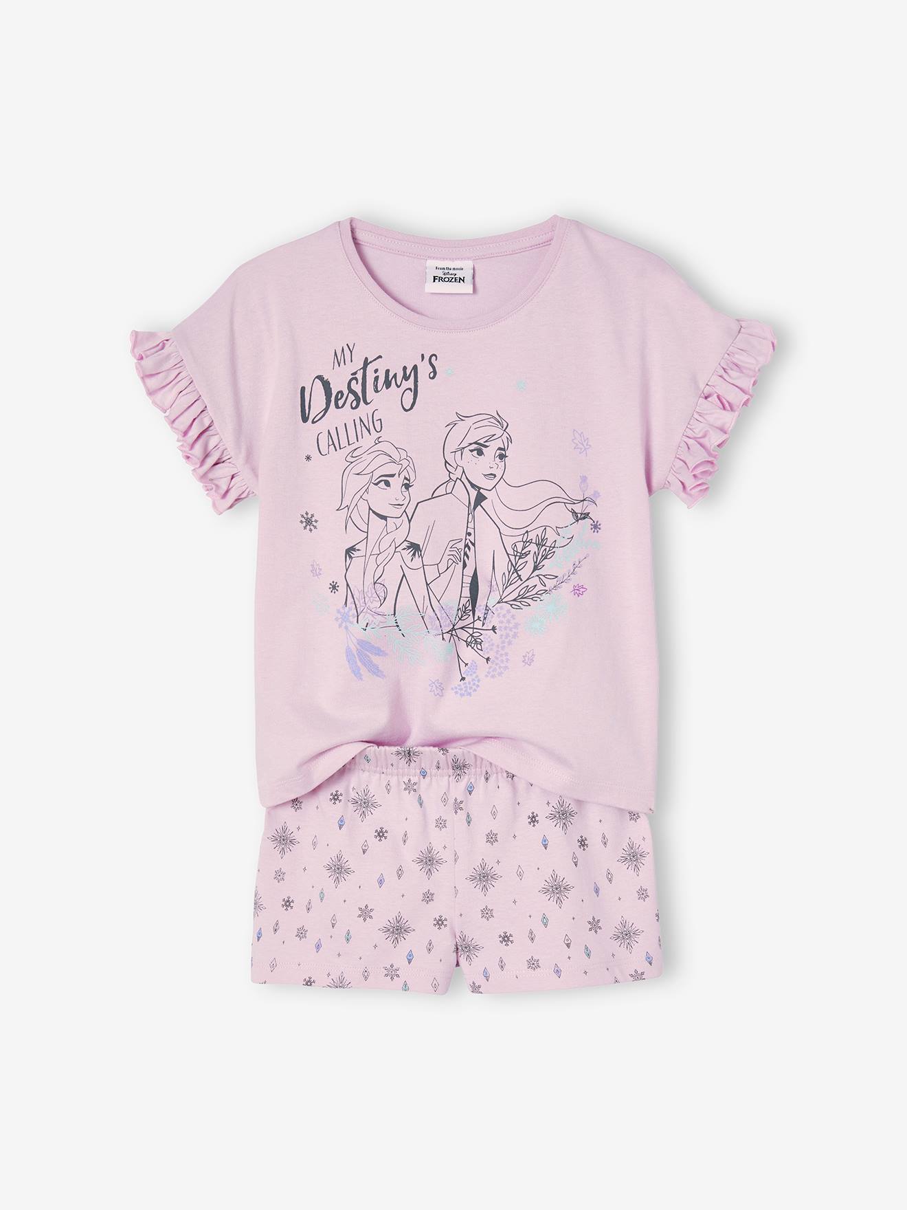 Pijama infantil DS® Frozen 2 com shorts 0038
