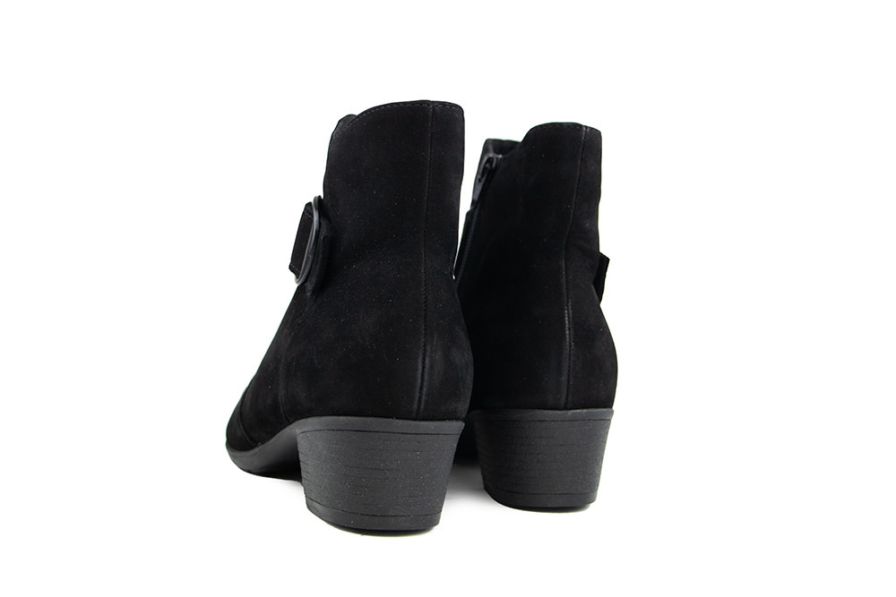 Solidus Enkellaars Kerry Schwarz Nubuck