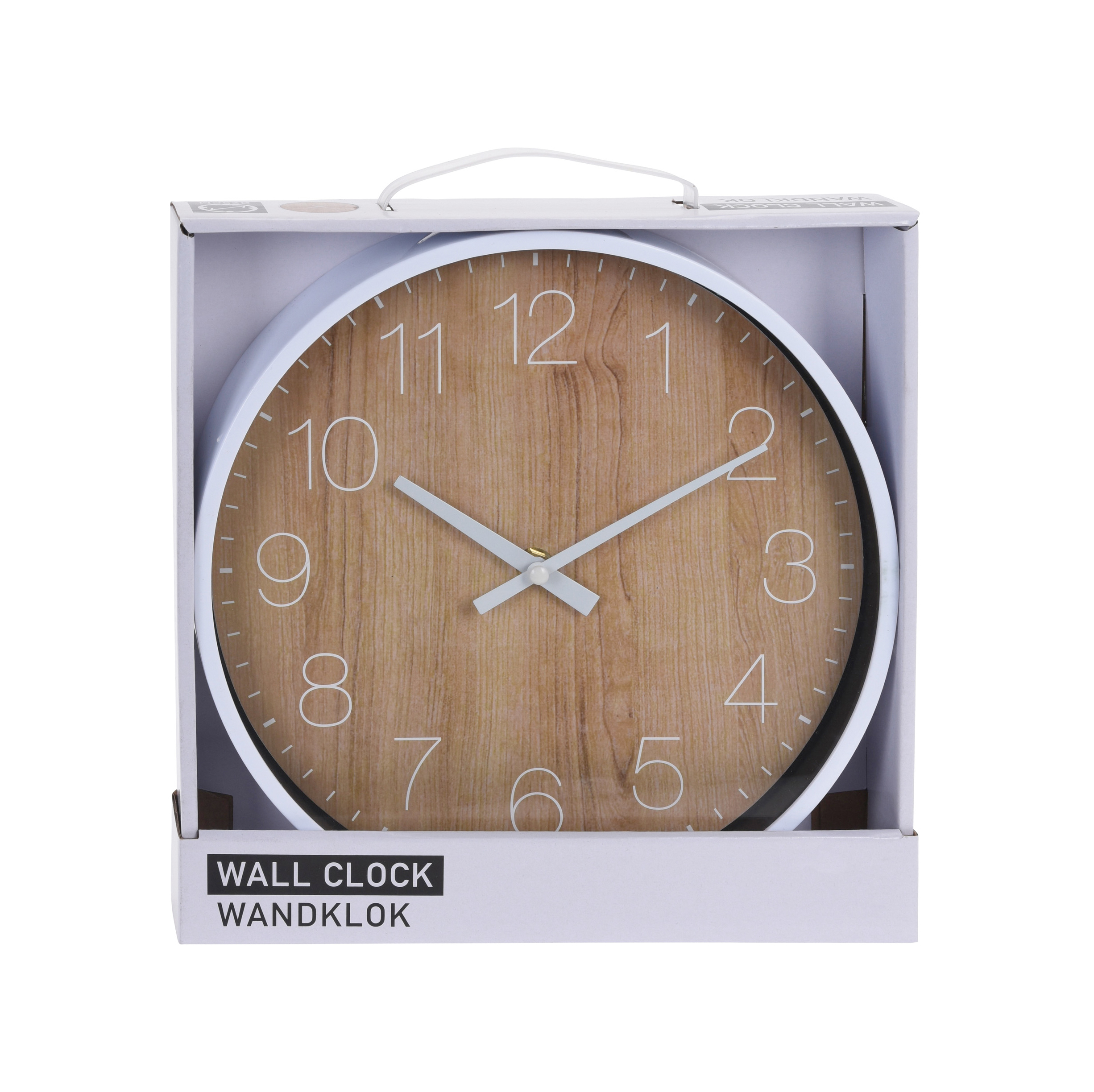 Wanduhr Holzoptik 25 cm