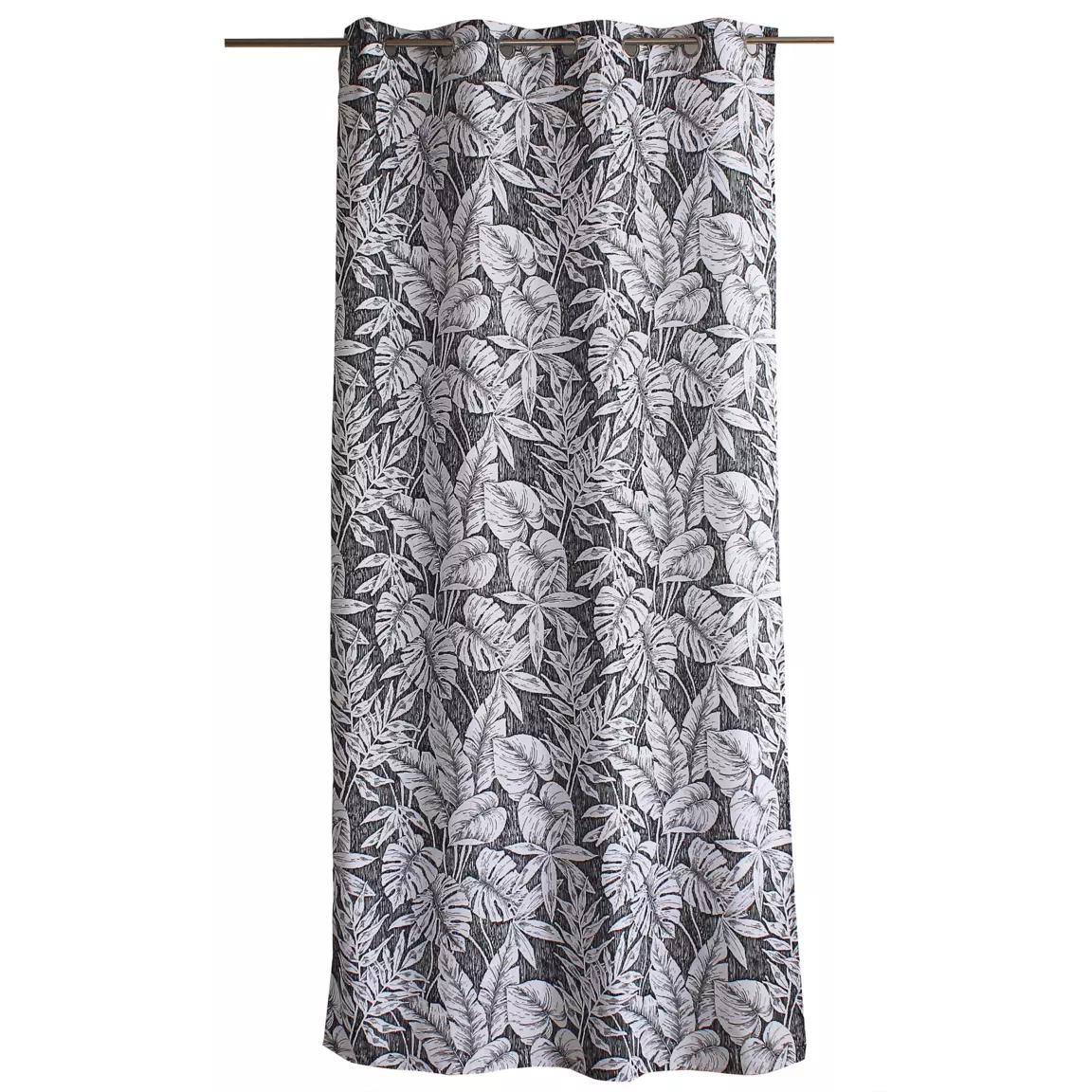 Rideau oeillets (135 x 240 cm) Bundi Gris foncé