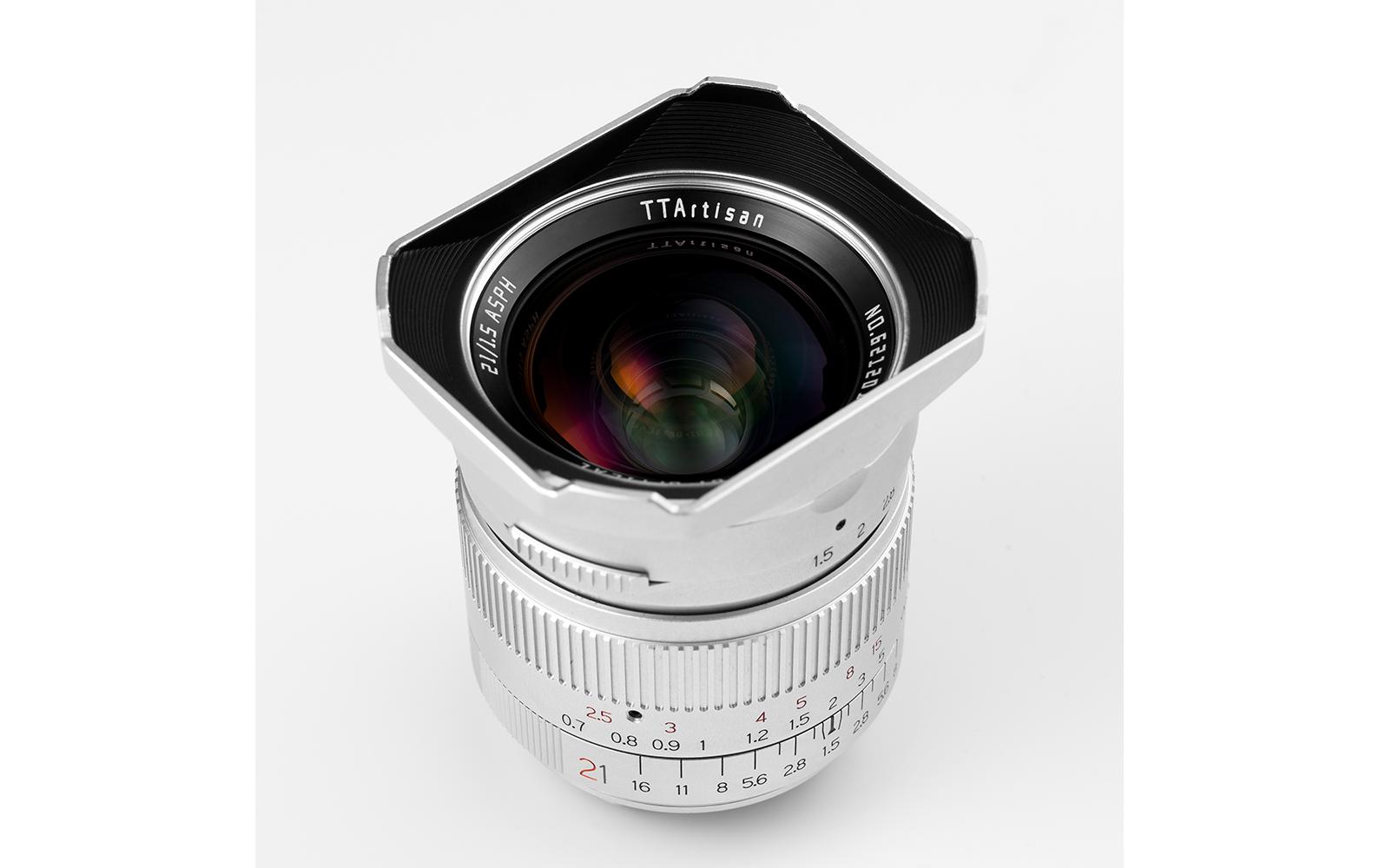 Festbrennweite 21mm F/1.5 – Leica M<br>Festbrennweite mit manuellem Fokus