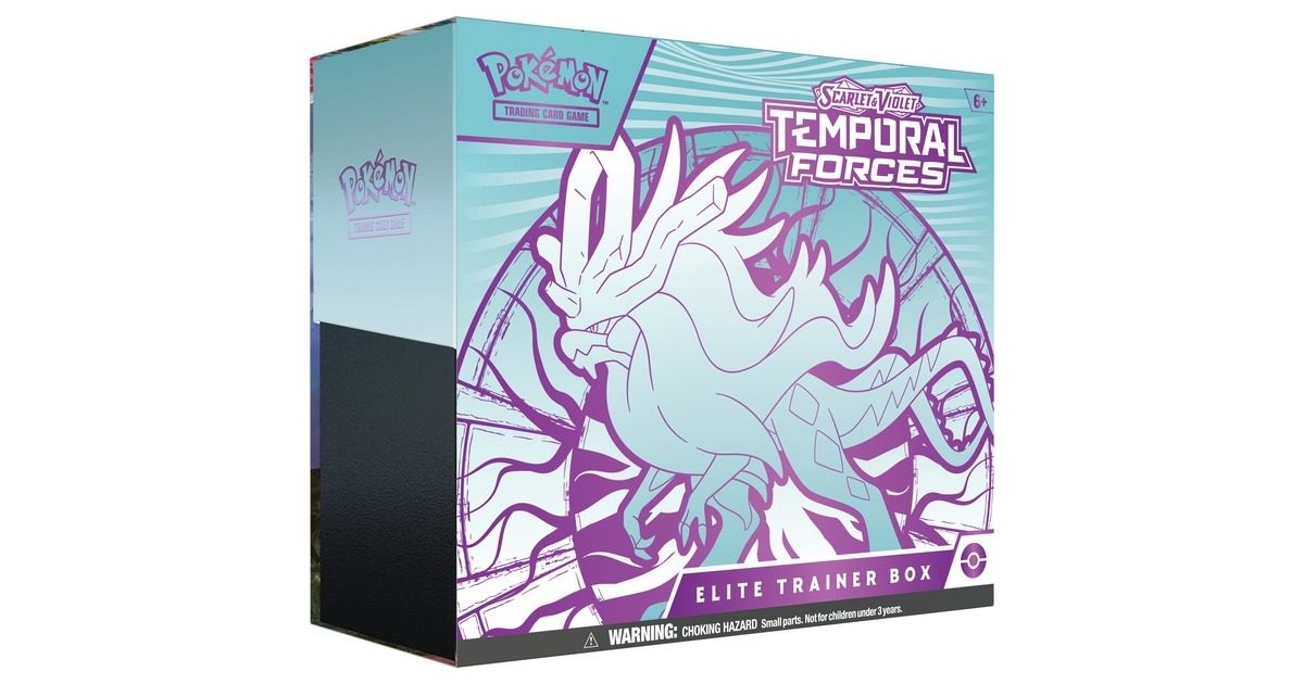 AsmodeePokémon TCG: Scarlet & Violet Temporal Forces Elite Trainer Box Verzamelkaarten  (Engels, Vanaf 2 spelers, Vanaf 6 jaar, assorti)