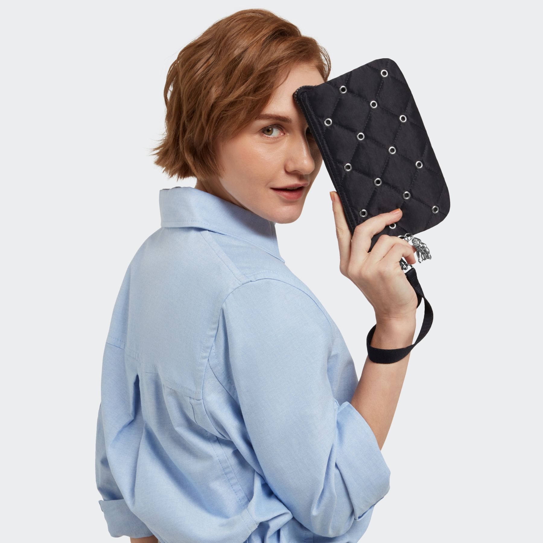 CREATIVITY XL Très grande pochette multifonction avec 3 poches - Eyelet Black