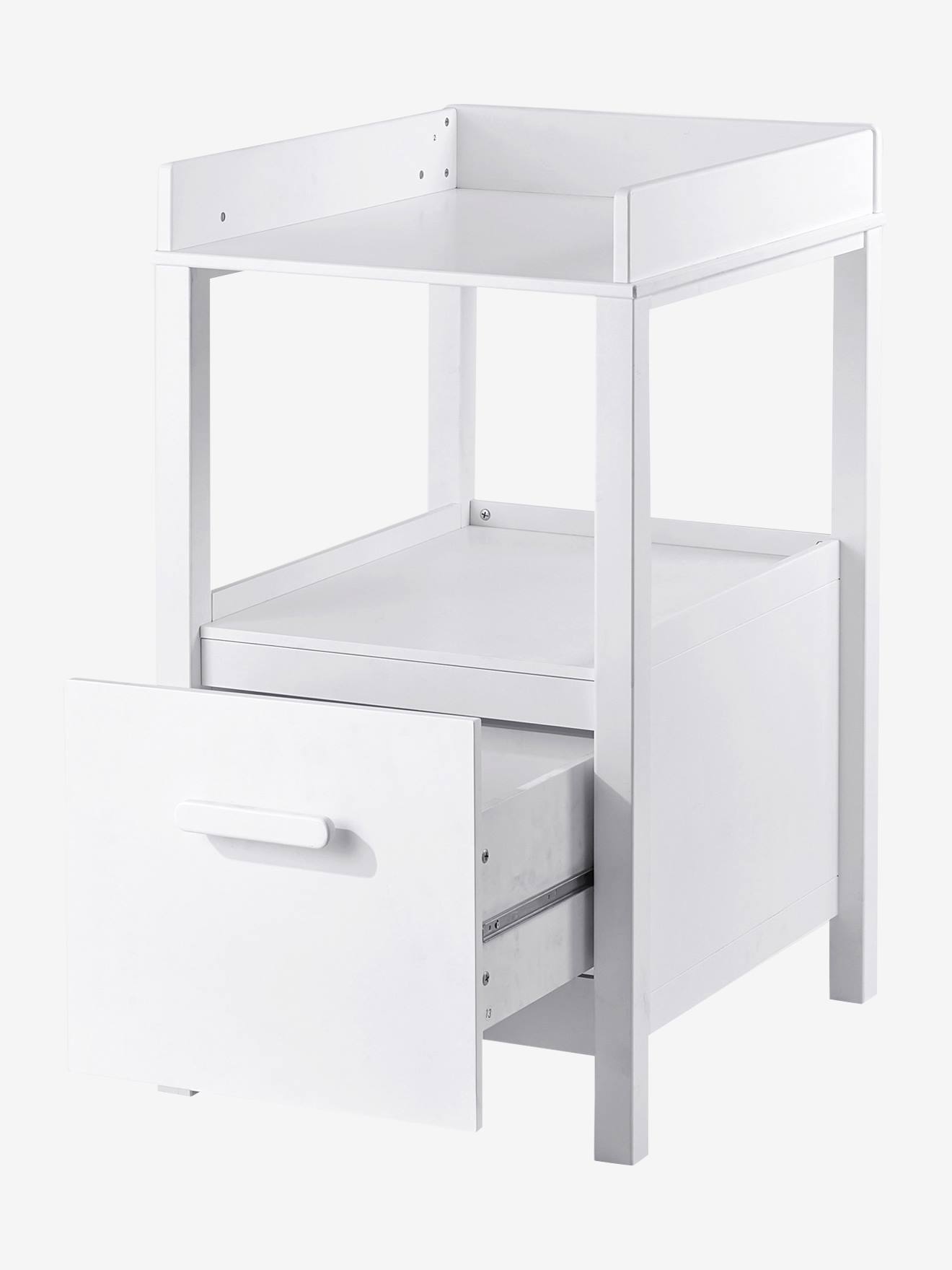 Trocador de fraldas branco Variety com gaveta