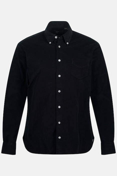 Cordhemd, Langarm, Buttondown Kragen, Modern Fit, bis 8 XL