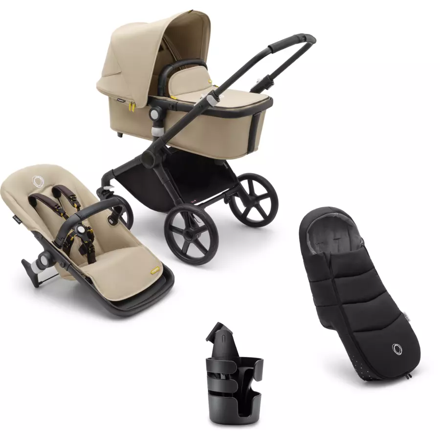 bugaboo Kinderwagen Fox Cub Complete BlackDesert Beige