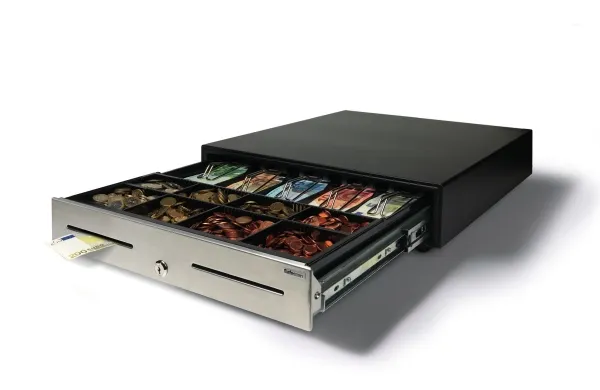 Safescan HD-4646S - Cash Drawer - sort, sølv