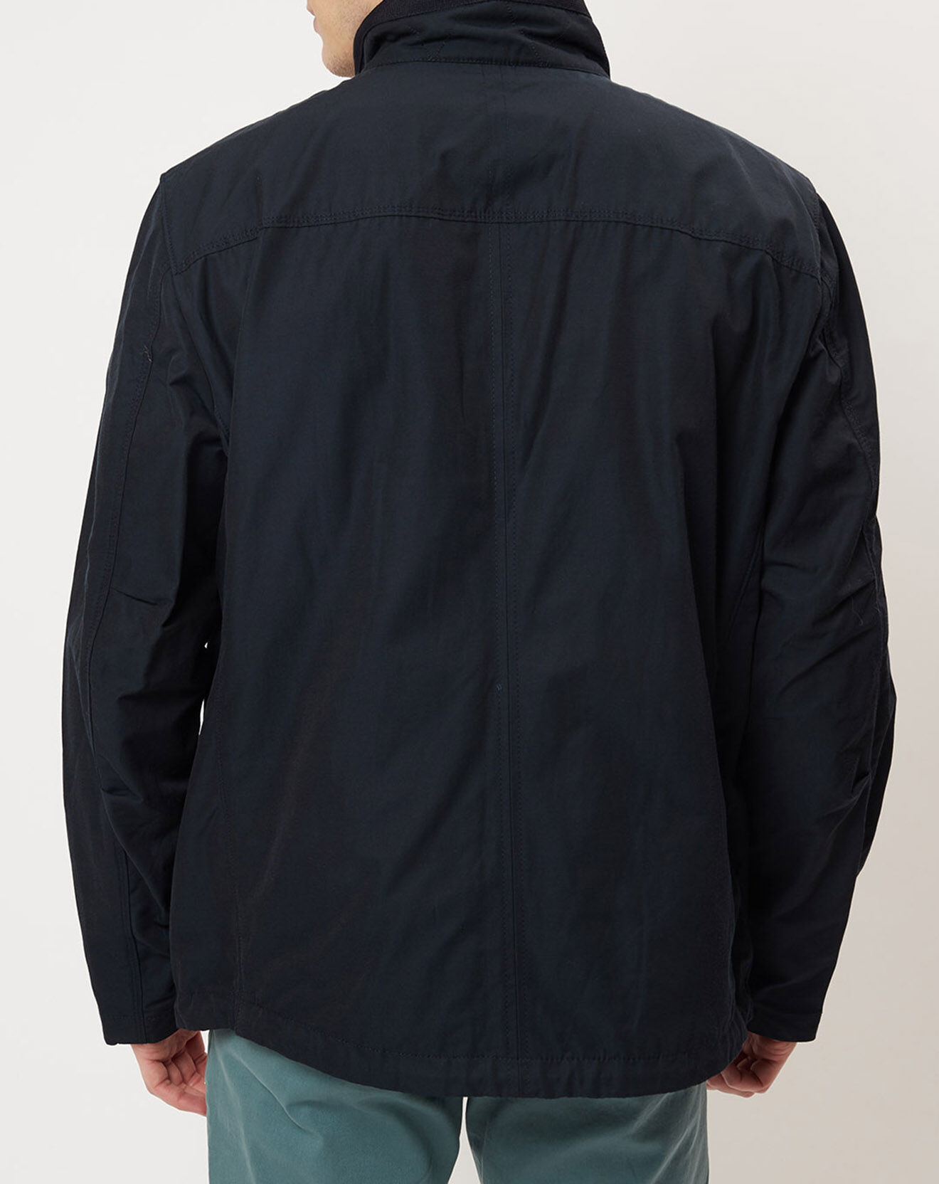 Marc O'Polo Blouson en coton et nylon bleu marine