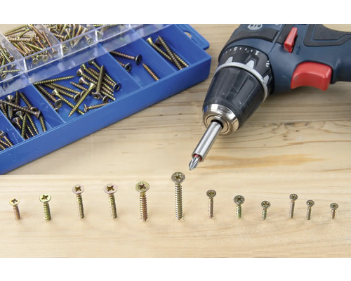 Multifunctioneel schroevenassortiment, 202 stuks