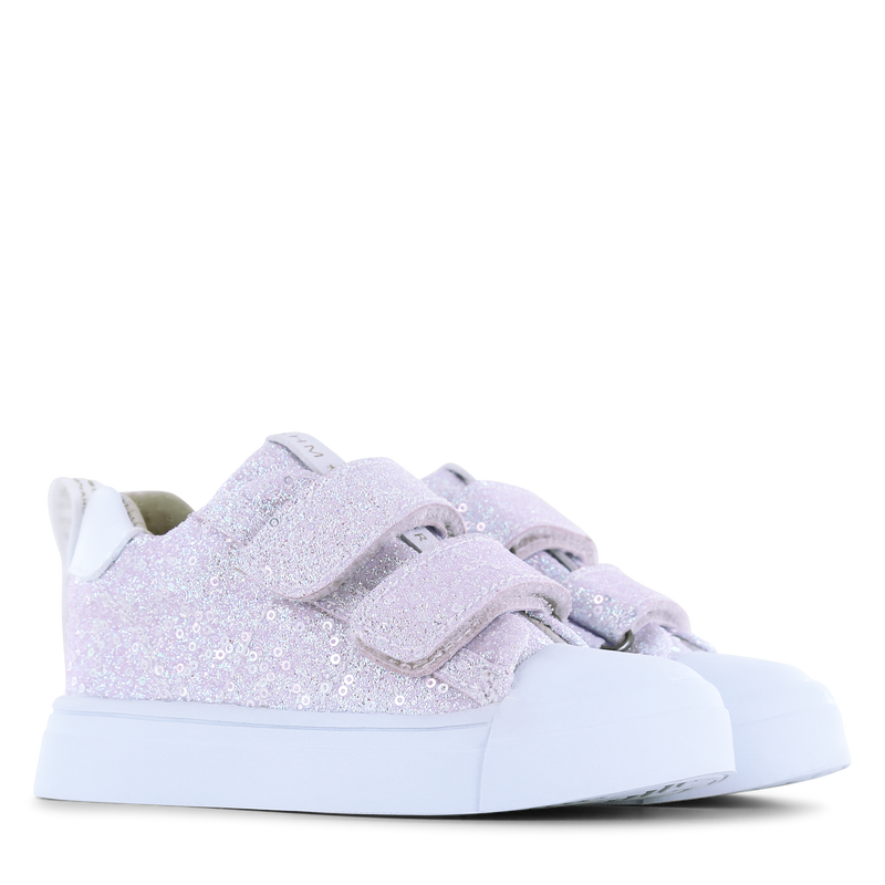 Shoesme lila sneaker met glitters Microfiber leer, Pailletten | Meisjes sch