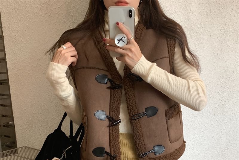 minaga - Fleece gevoerd Toggle-vest