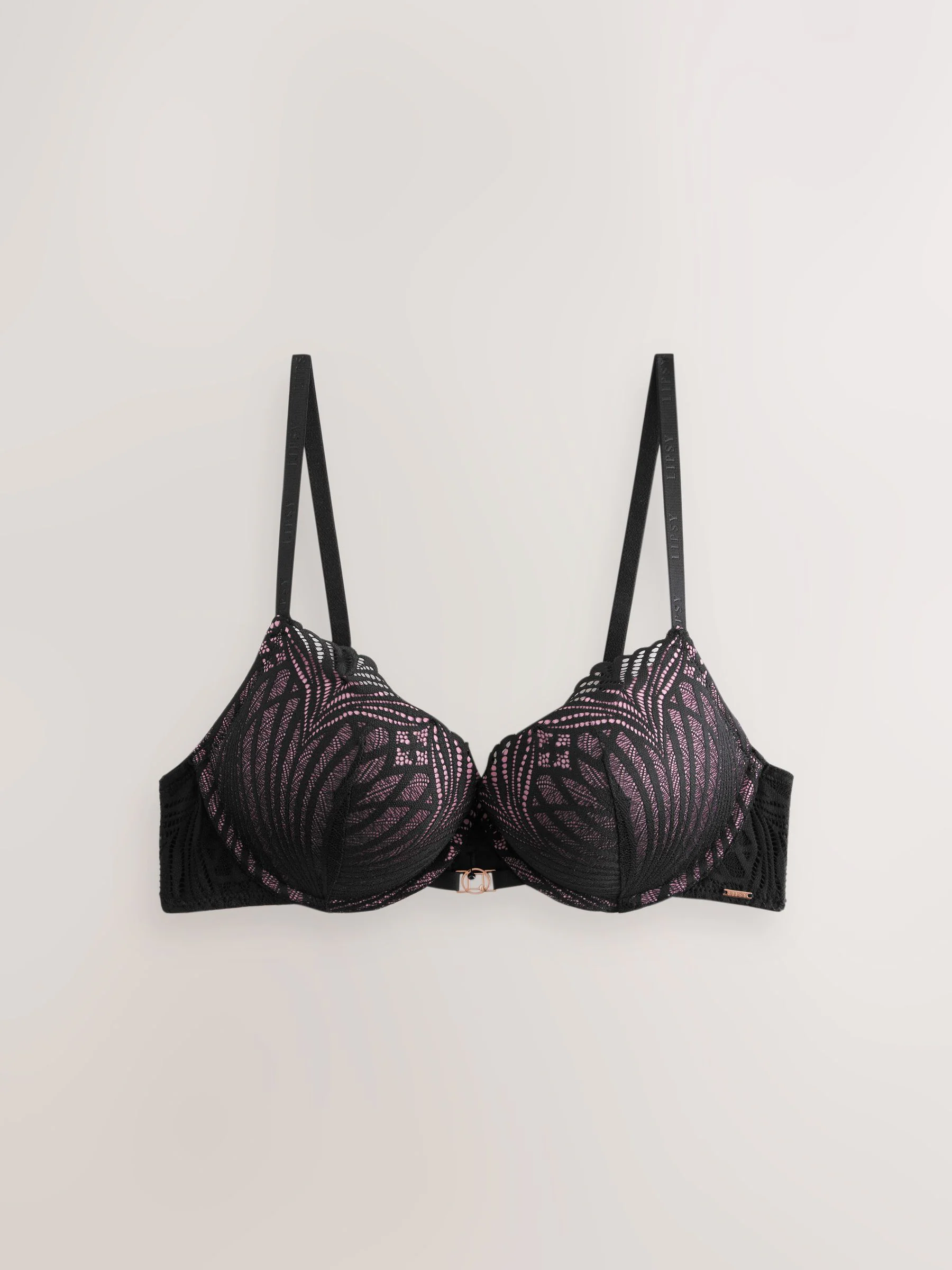 Lipsy Geo Lace Triple Boost Bra