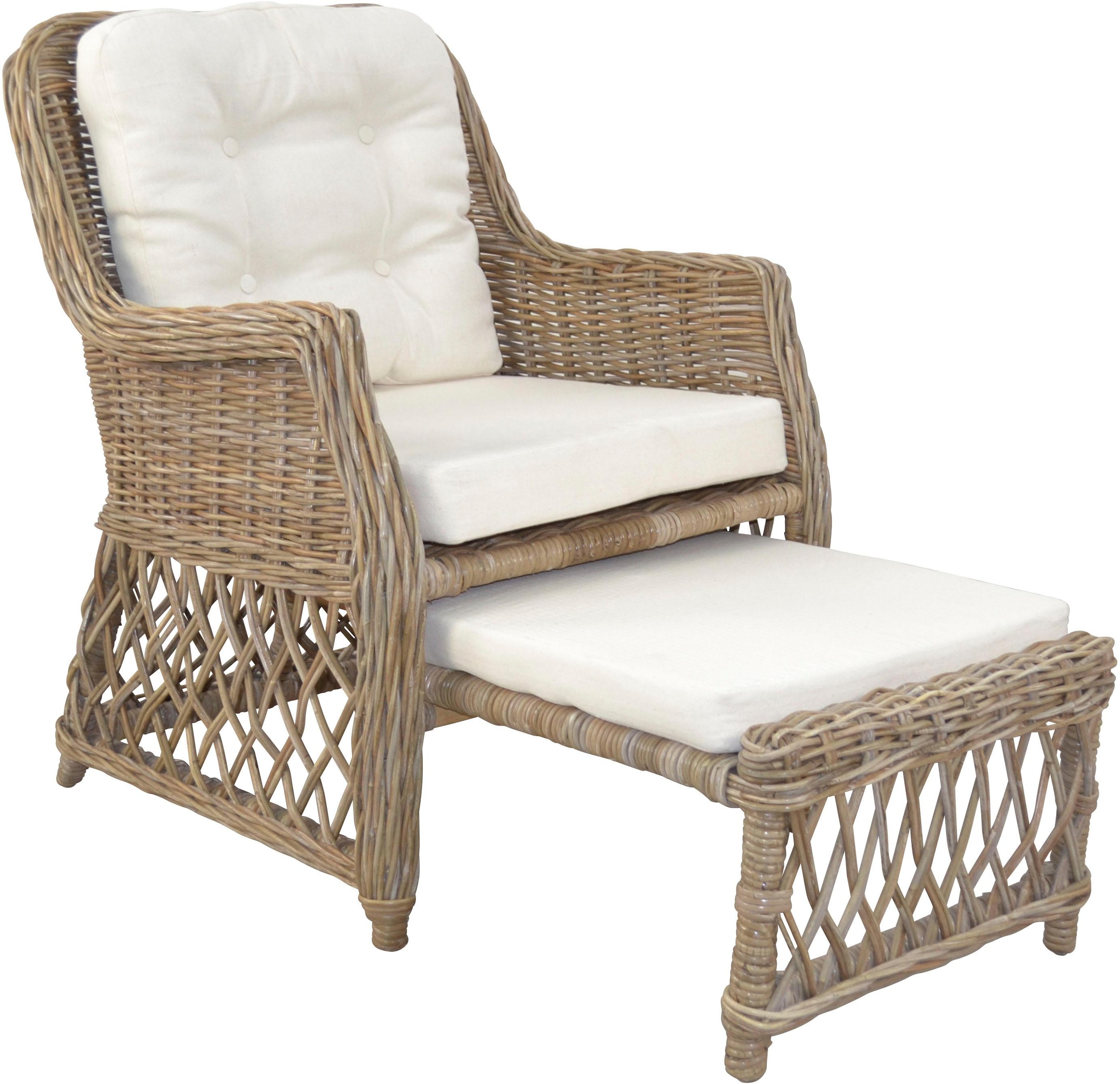 Home affaire Rattanstuhl () Handarbeit, Masse (B/T/H): (67/75/91)