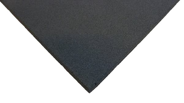 Ergotile Quad C1, 1000 x 1000 x 15 mm - Sort