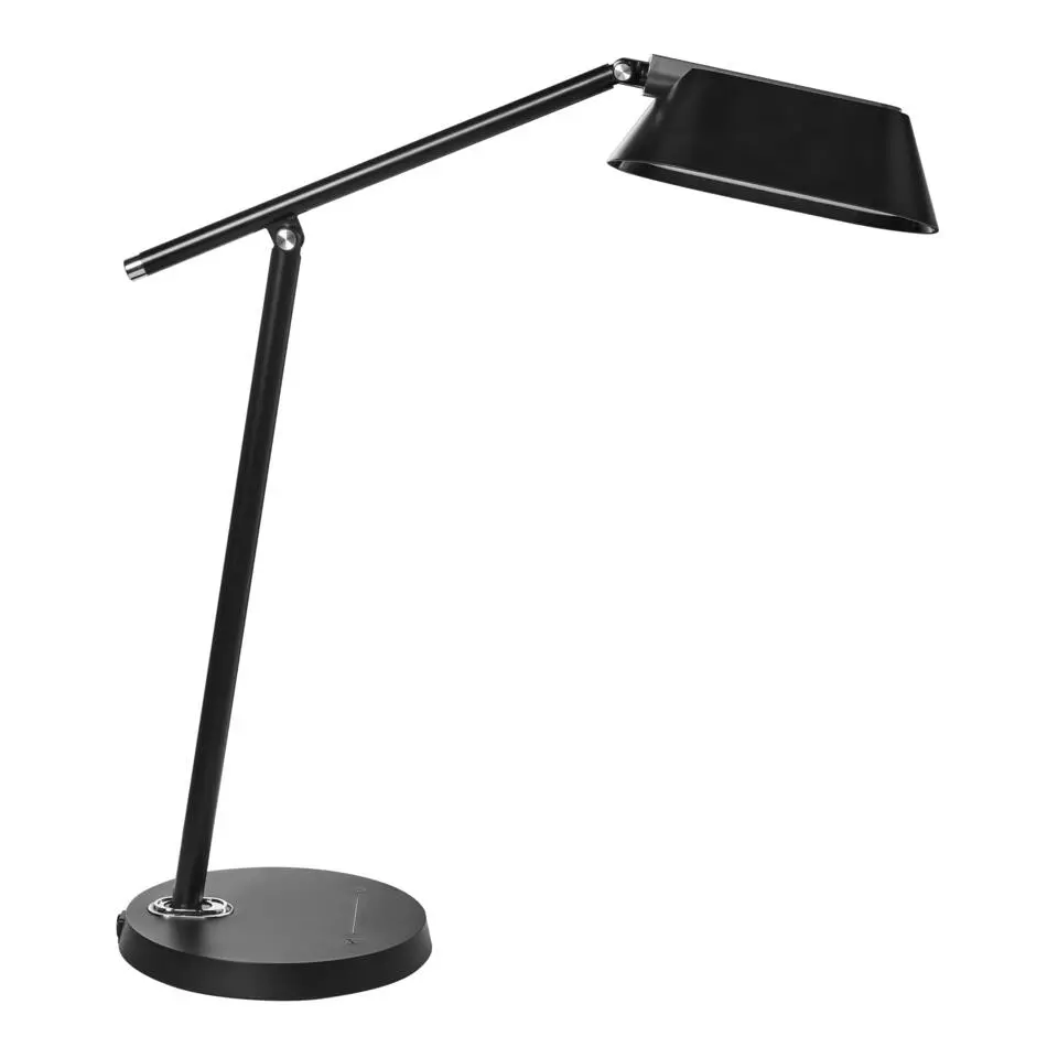 LEONIS - Bureaulamp LED - Zwart - Synthetisch materiaal