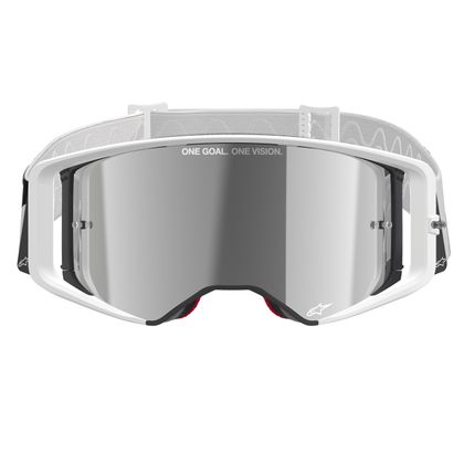 Masque cross Alpinestars SUPERTECH CORP IRIDIUM 2025 - Blanc