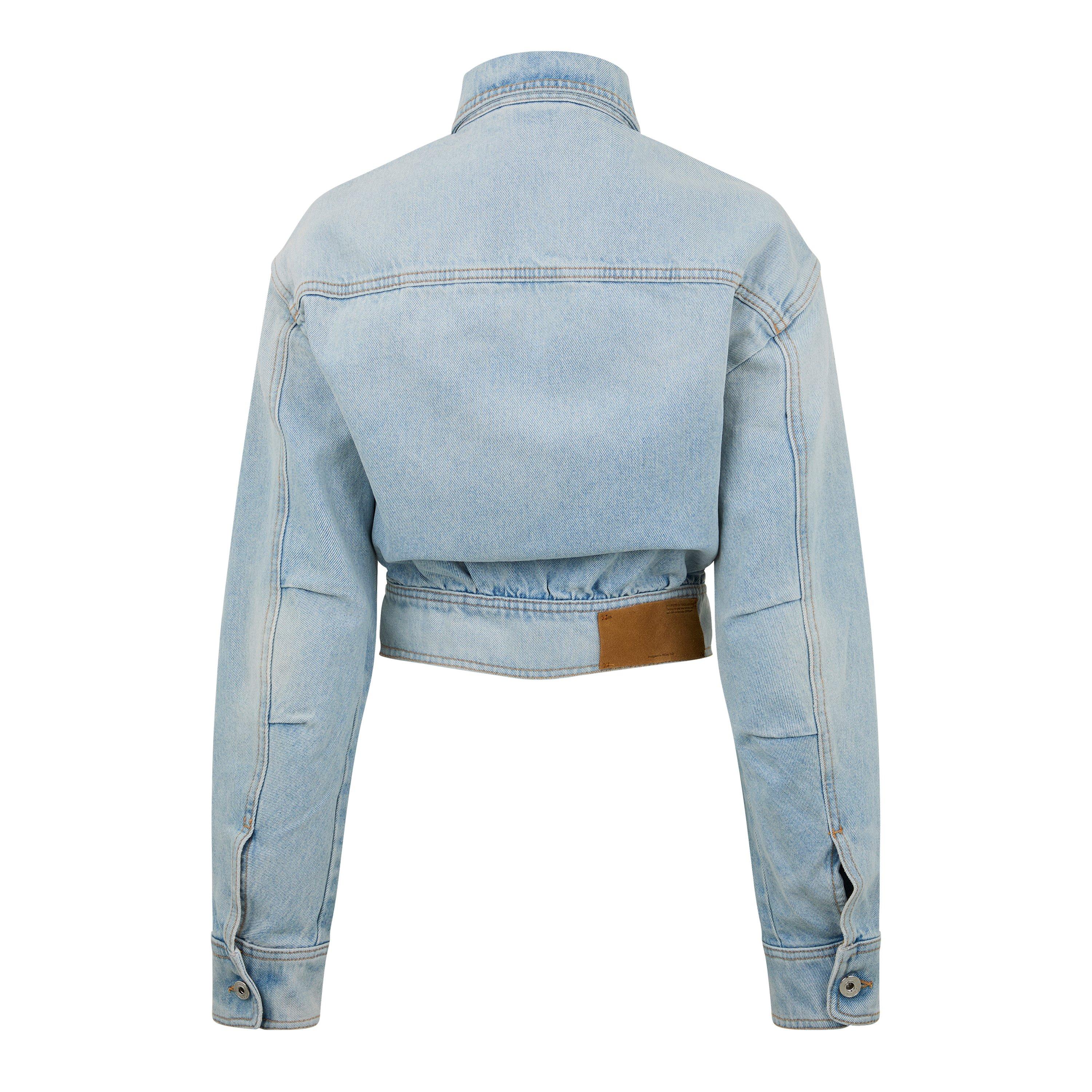 Off White Baby Baggy Denim Jacket