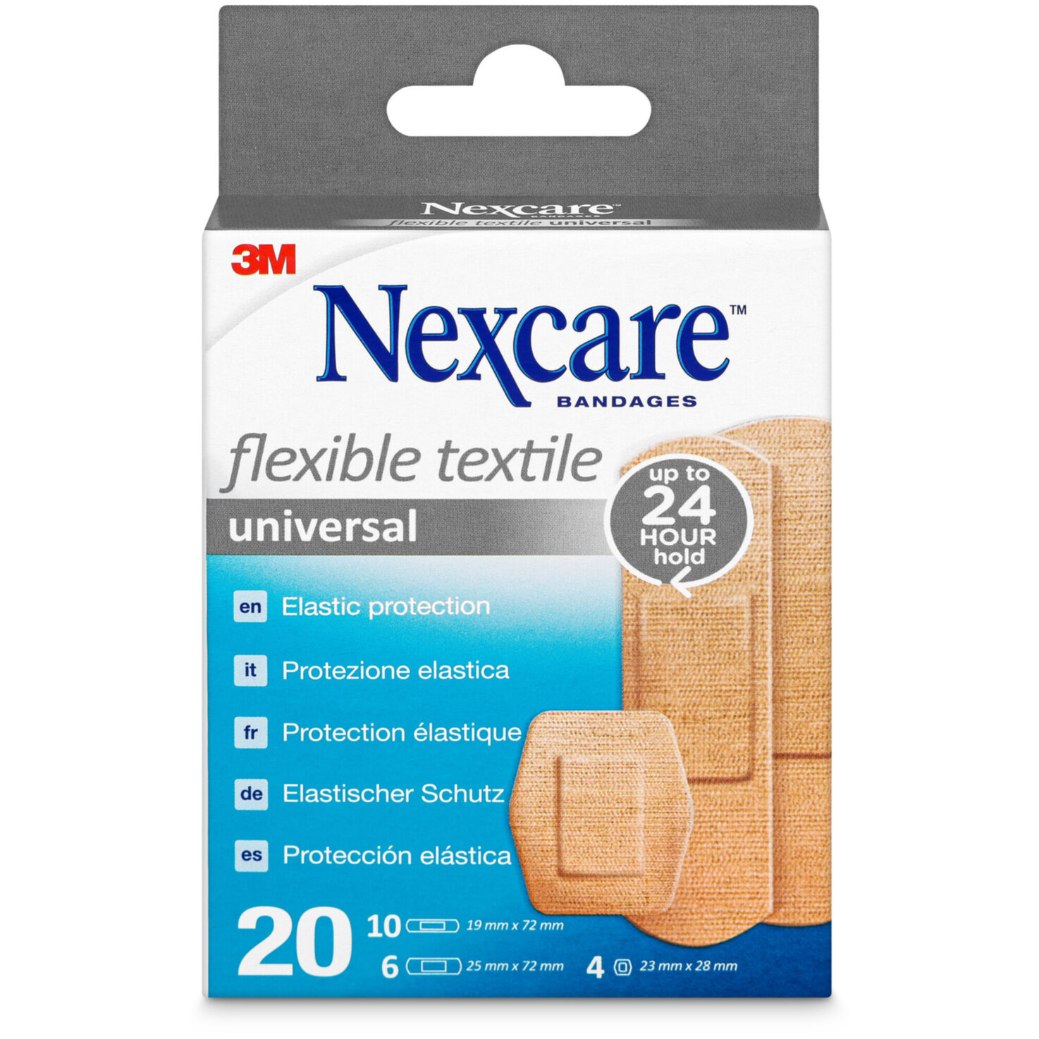 Nexcare Elastische Textilpflaster 20 Stück