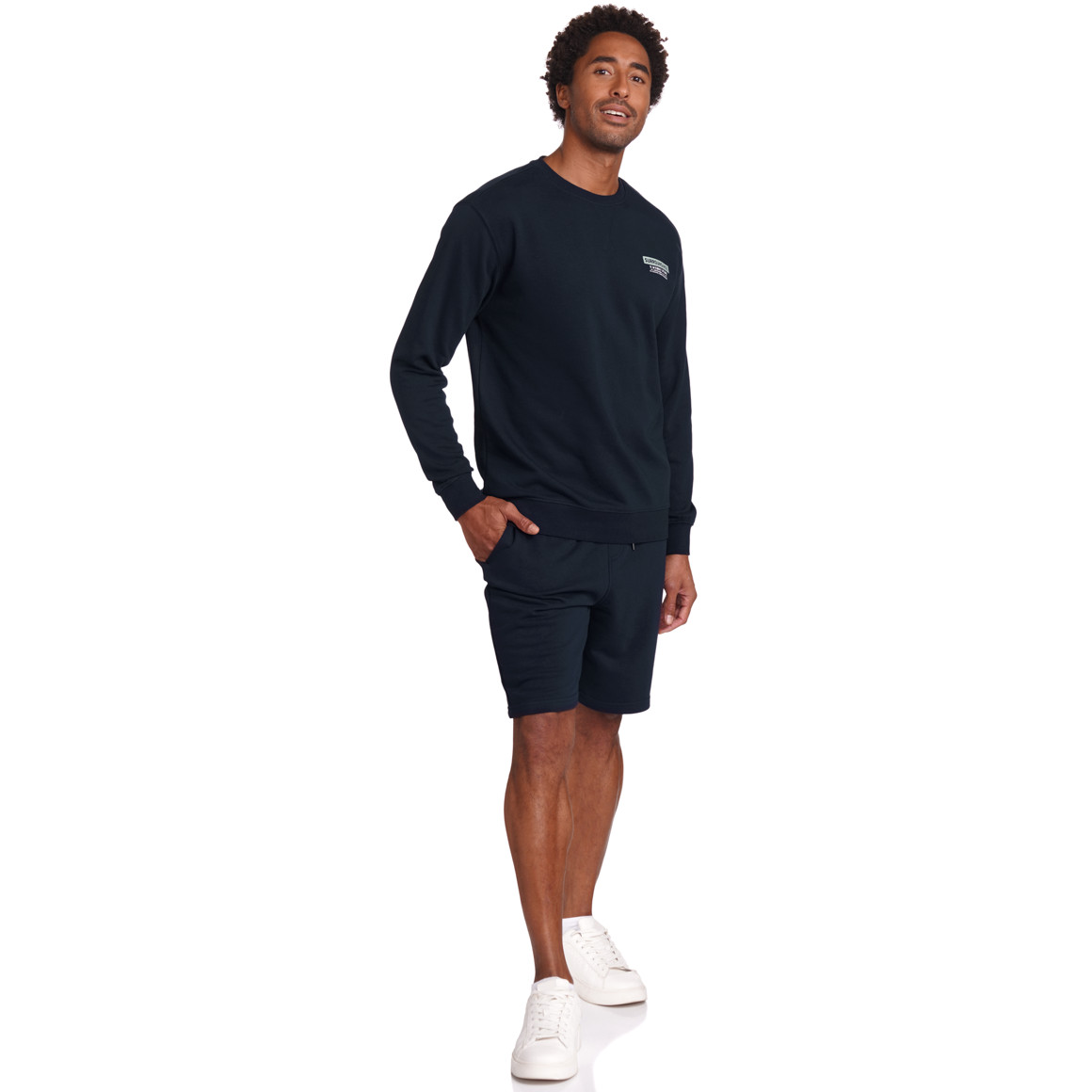 VanVaan Herren Sweatshorts mit Tunnelzug dunkelblau