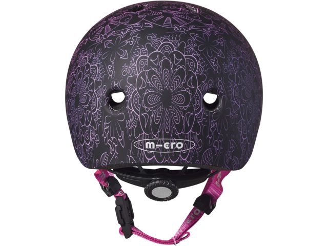 Micro Mobility Helm Mandala Pink, M Scooter und Fahrradhelm für Kinder