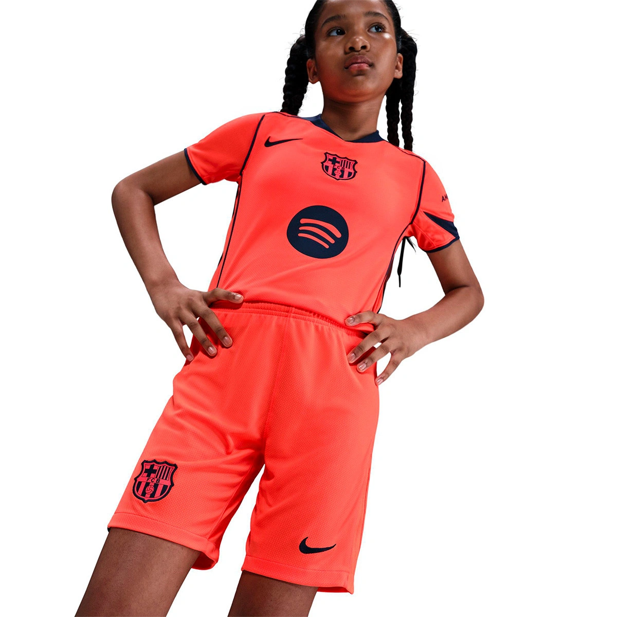 Calções Nike FC Barcelona Terceiro Equipamento 2025-2026 Criança