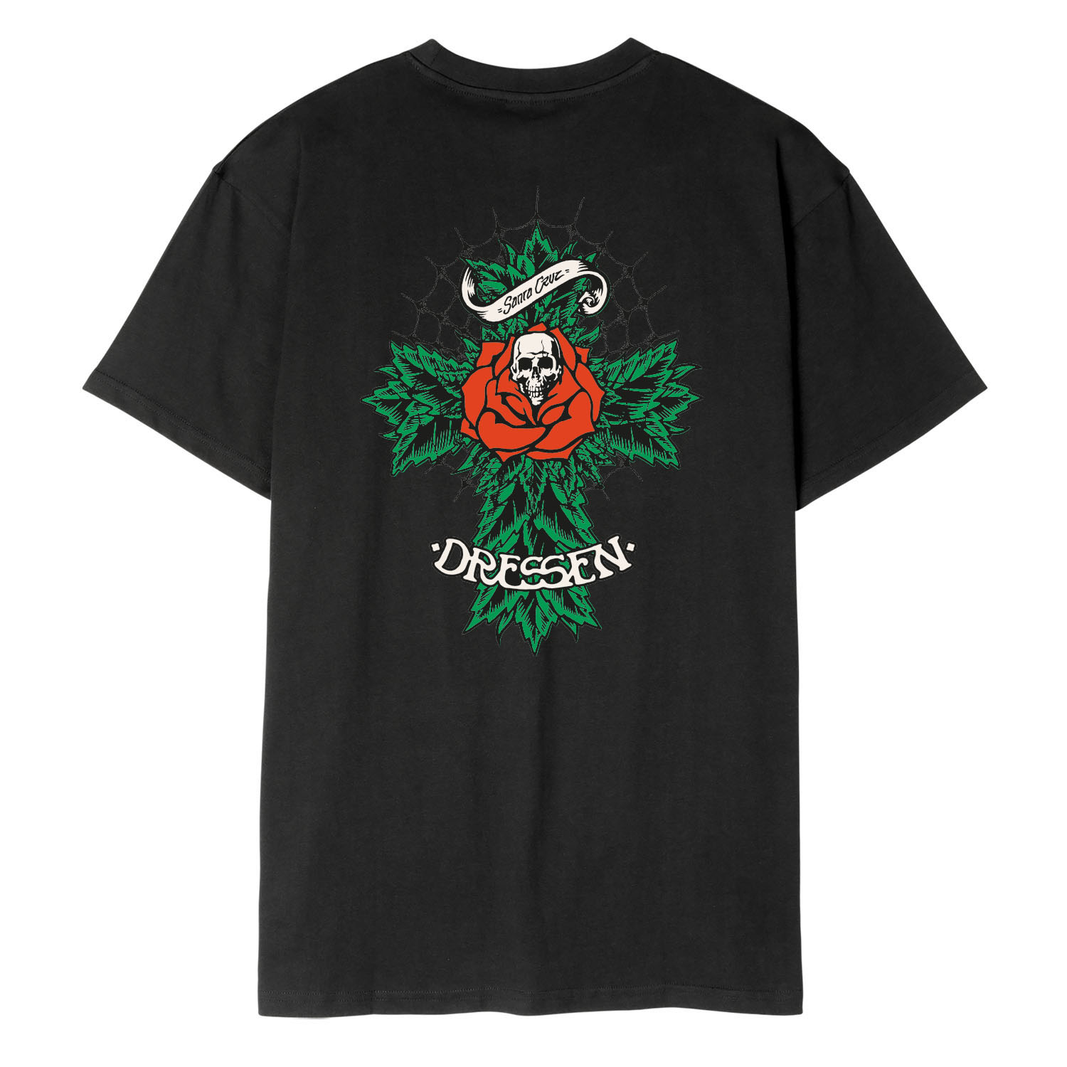Santa Cruz Dressen Rose Cross 2 T-Shirt Rainforest