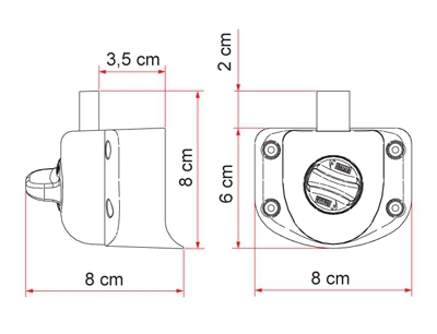 Fiamma Safe Door Guardian Innerer Sicherheitsblock für Ford Transit ab 2006