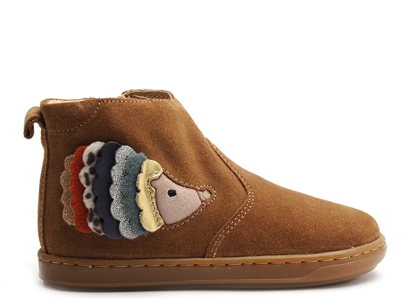Shoo pom boots bottine enfant bouba niglo marron