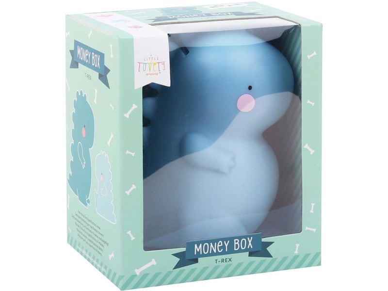 A Little Lovely Company Spardose T-Rex Dinosaurier Sparkasse zum Aufbewahren von Geld
