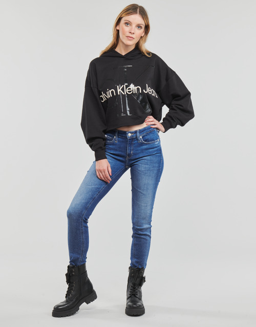 Calvin Klein Jeans - MID RISE SKINNY - Bleu Medium