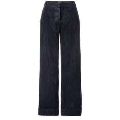 Damen-Cordhose, Dunkelblau