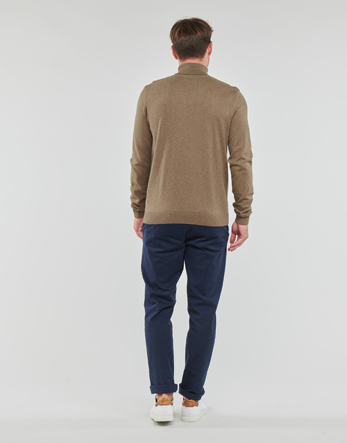 Selected - SLHBERG ROLL NECK - Beige