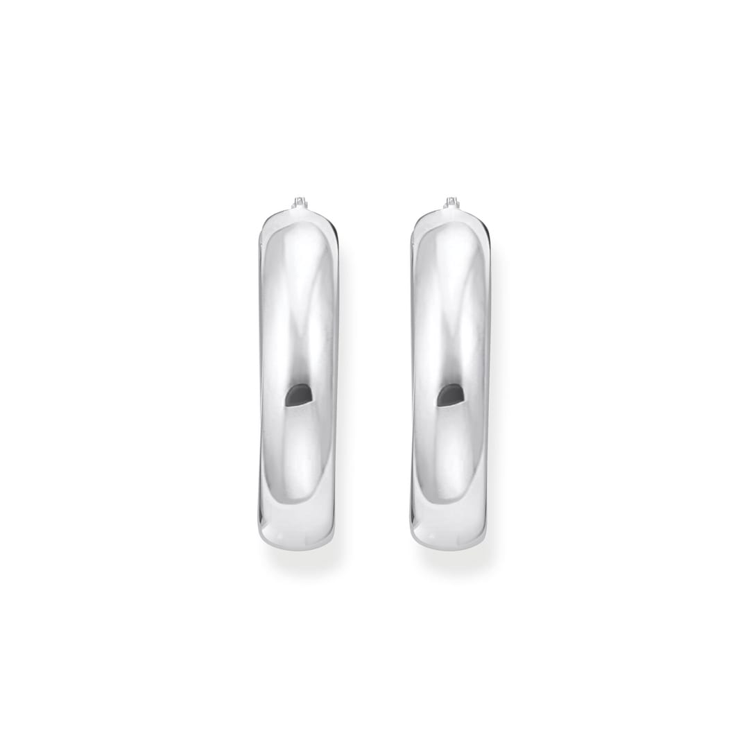 Thomas Sabo Hoop Earrings Grosse Creolen Chunky Silber