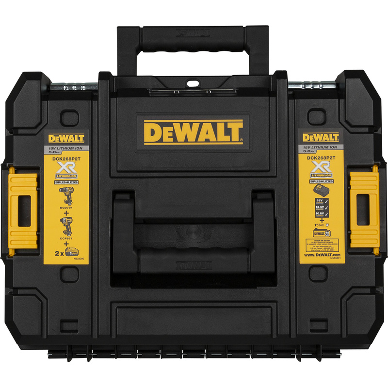DeWALT XR DCK268P2T-QW combopack 18V 2x 5,0Ah Li-ion