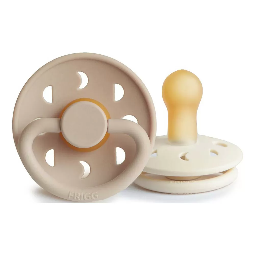 FRIGG Moon Phase Rund Latex Cream/Croissant - Flere størrelser