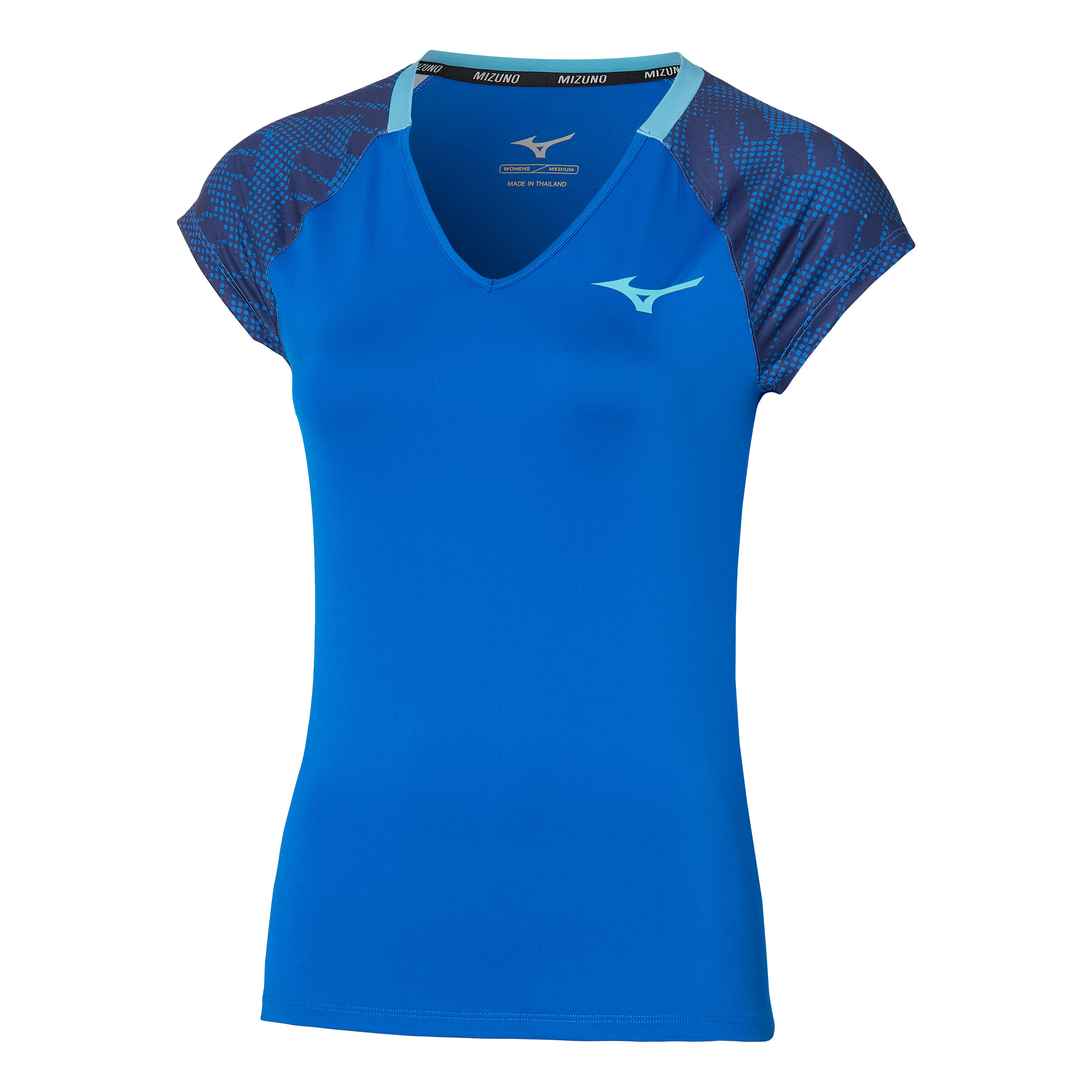 Mizuno Mugen Printed T-shirt Femmes - Bleu