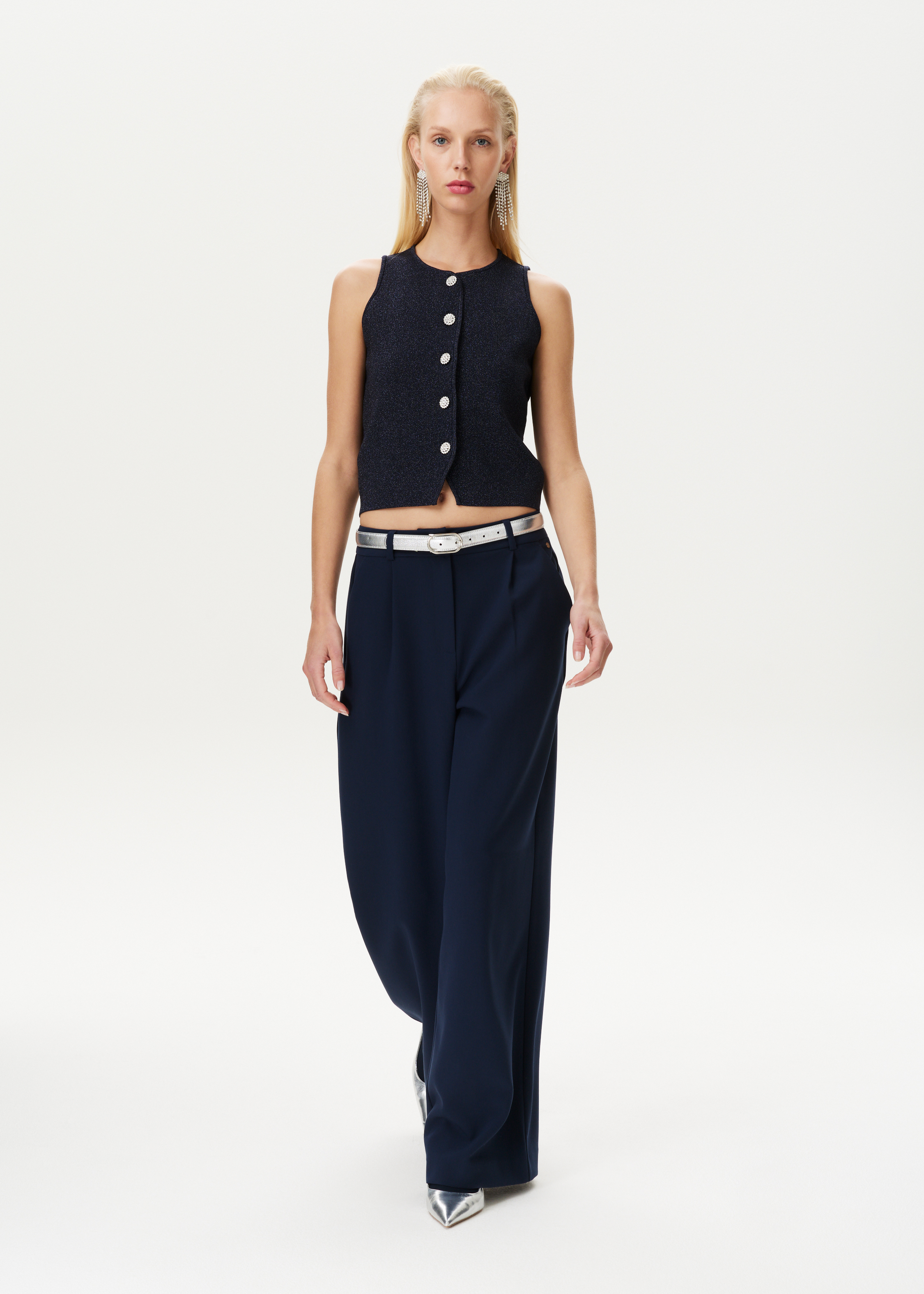 Gilet met lurex